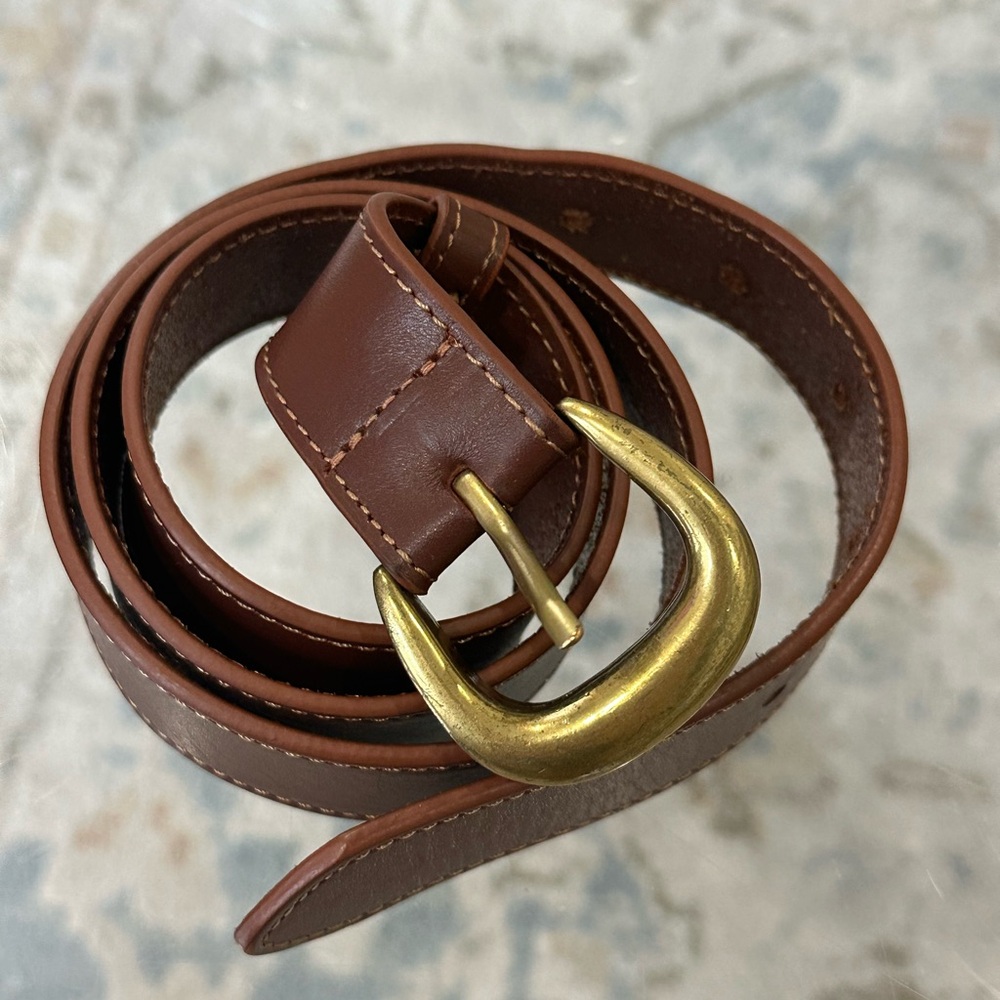 FRAME Leather Belt Size L - Picture 2 of 4